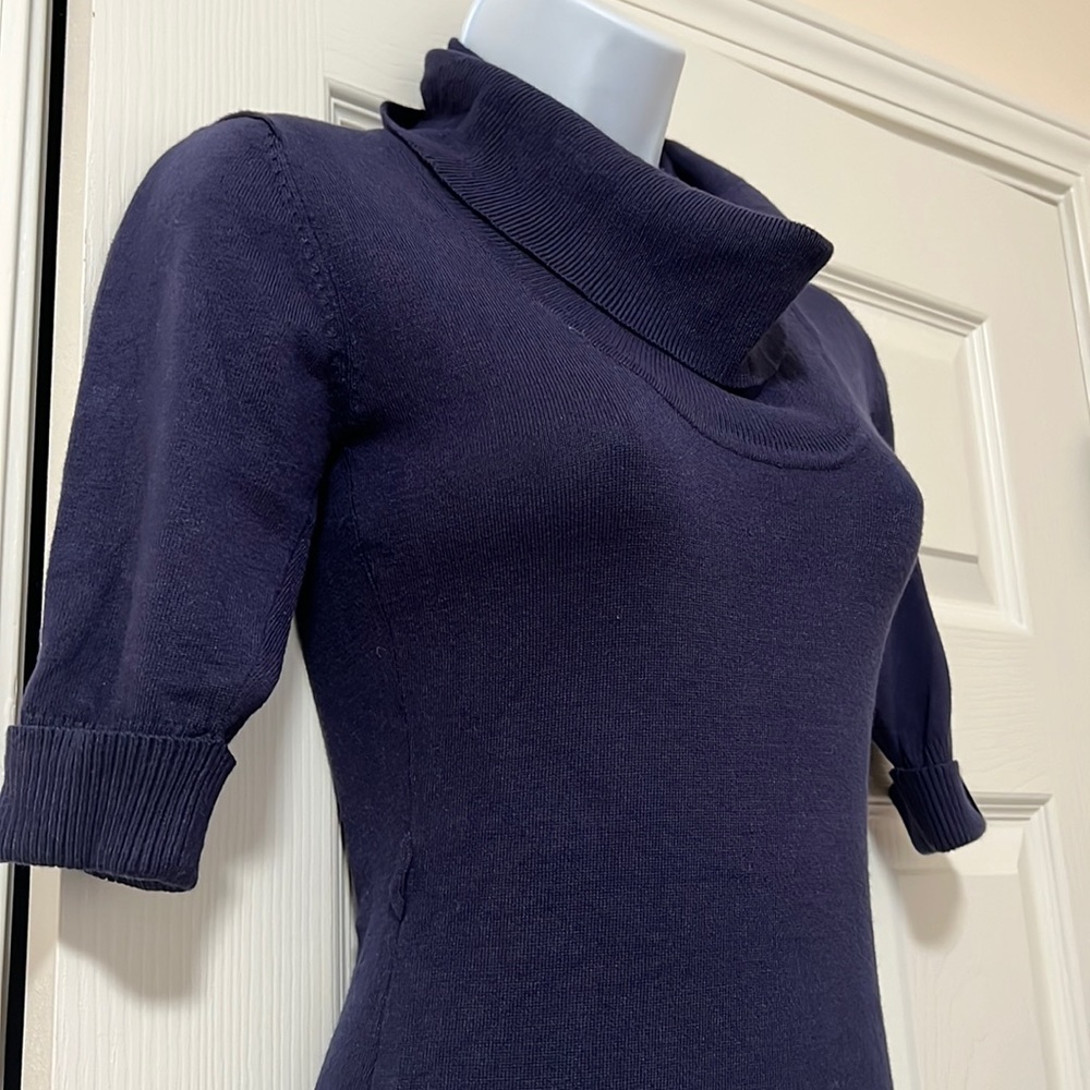 Planet Gold Turtle Neck Sweater Dress (EUC) - Picture 2 of 5